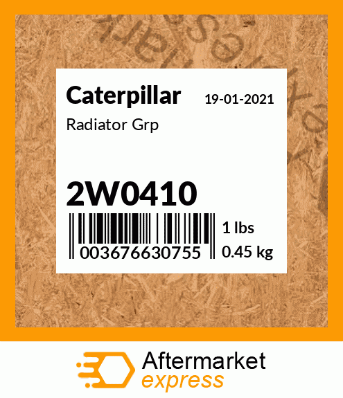 Radiator Grp 2W0410