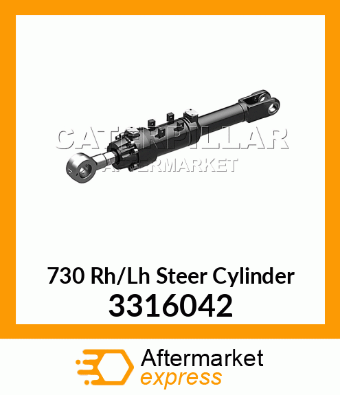730 Rh/Lh Steer Cylinder 3316042