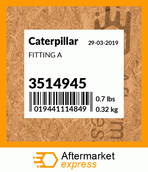 3e4053 Fitting Fits Caterpillar Price 19 14