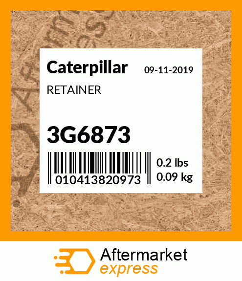 RETAINER 3G6873