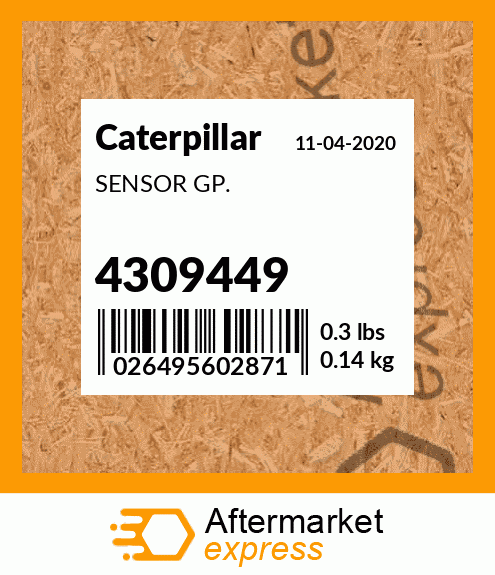 Sensor As Caterpillar 430-9449 4309449