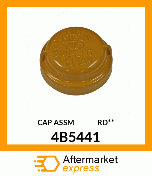 Fuel Cap Pack of 2 4B5441 fits Caterpillar 594 824 834 930 931 941 951 953  955H