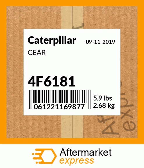 GEAR 4F6181