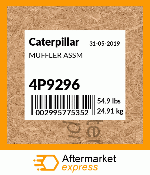 7E2944 - MUFFLER fits Caterpillar | Price: $257.63