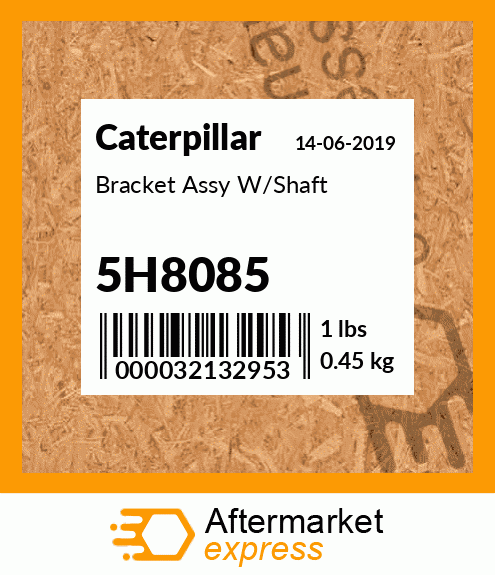 Bracket Assy W/Shaft 5H8085