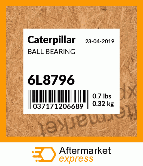 BALL BEARING 6L8796