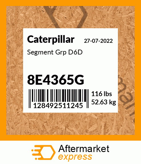 Segment Grp D6D 8E4365G