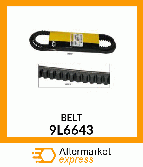CAT V-BELT SET 9L6641 for Caterpillar 9L6642 