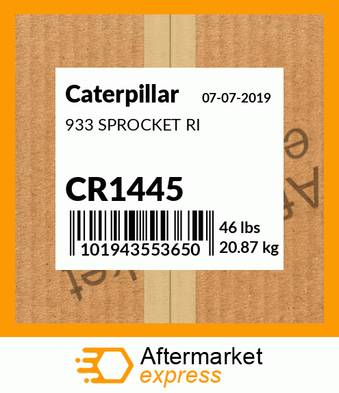 933 SPROCKET RI CR1445
