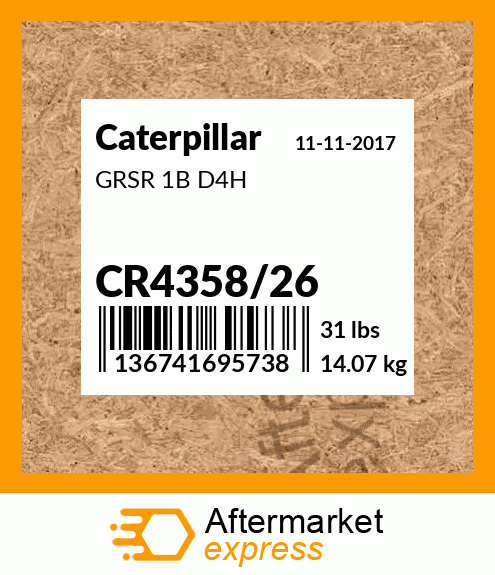 GRSR 1B D4H CR4358/26