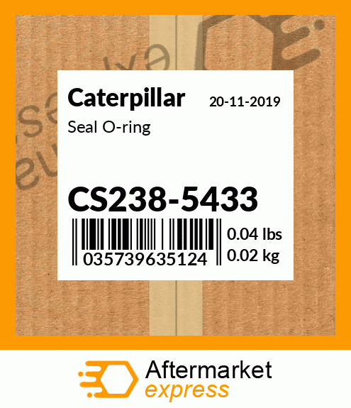 Seal O-ring CS238-5433