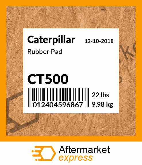 Rubber Pad CT500