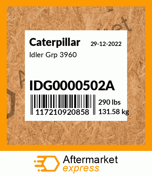 Idler Grp 3960 IDG0000502A