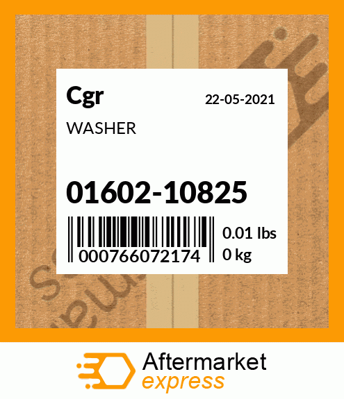 Spare part 01602-10825 + WASHER