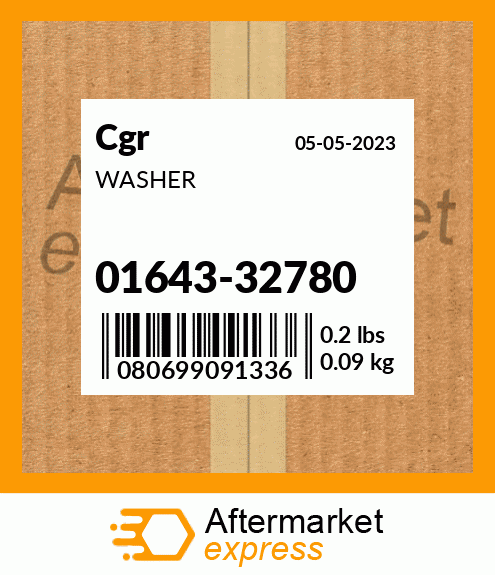 Spare part 01643-32780 + WASHER