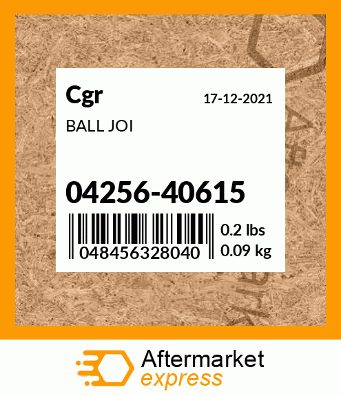 Spare part 04256-40615 + BALL JOI