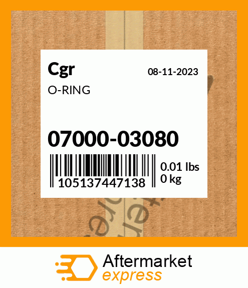 Spare part 07000-03080 + O-RING