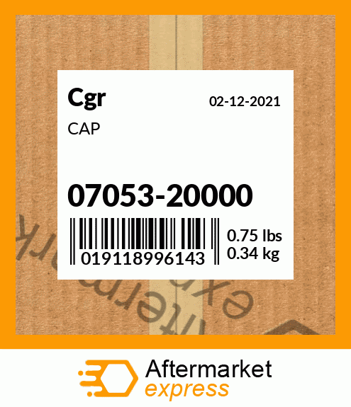 Spare part 07053-20000 + CAP