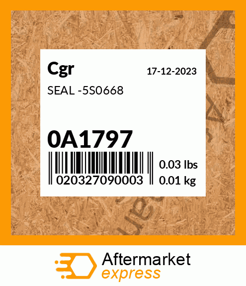 Spare part 0A1797 + SEAL -5S0668