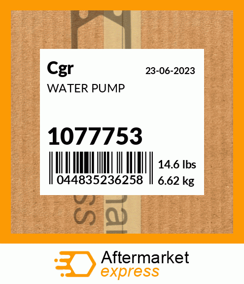 WATER PUMP 1077753
