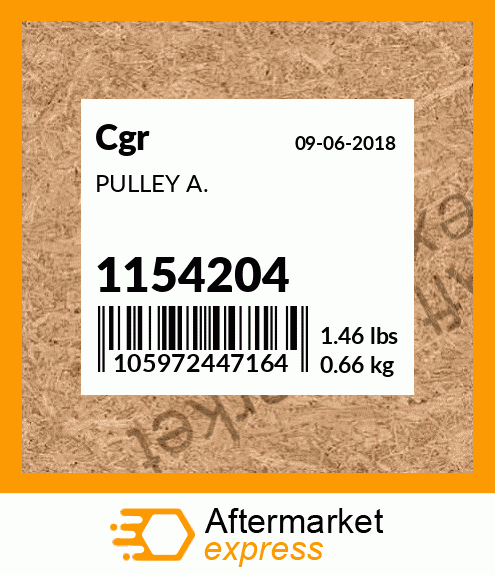 PULLEY A. 1154204