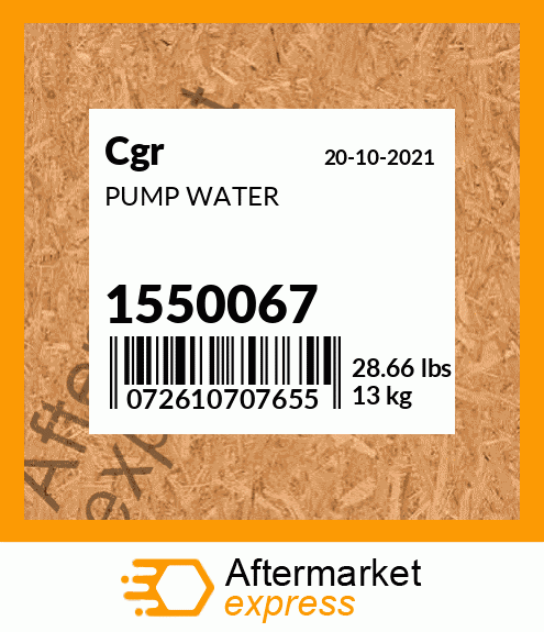PUMP WATER 1550067