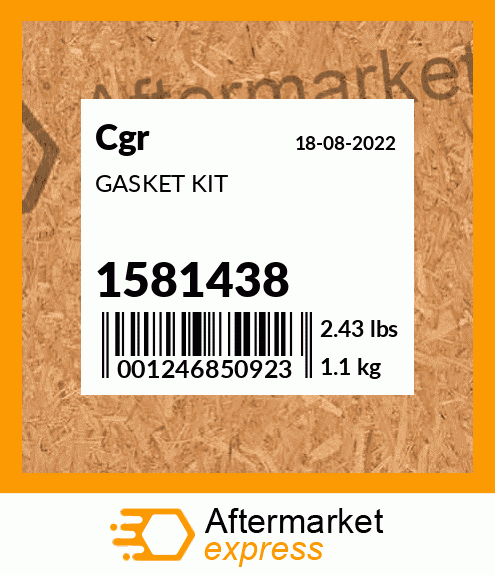 GASKET KIT 1581438