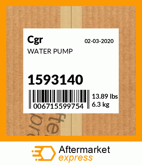 WATER PUMP 1593140