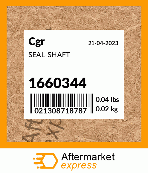 SEAL-SHAFT 1660344