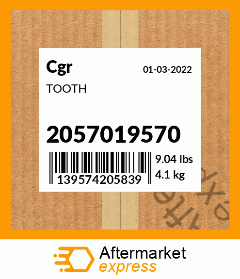 TOOTH 2057019570