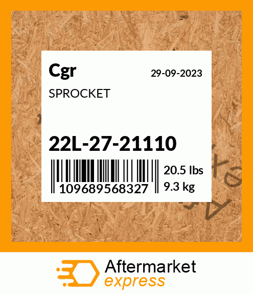 SPROCKET 22L-27-21110