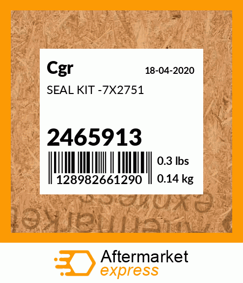 SEAL KIT -7X2751 2465913