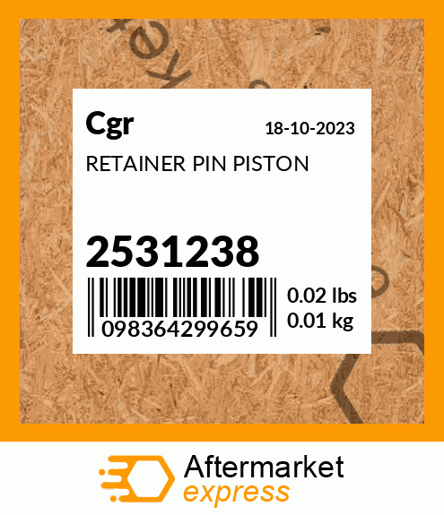 RETAINER PIN PISTON 2531238
