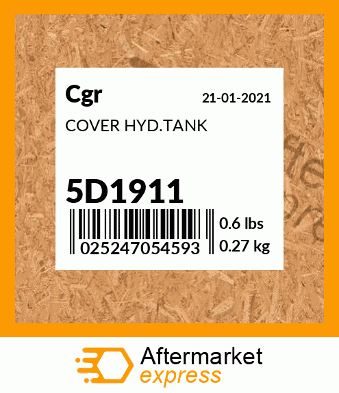 COVER HYD.TANK 5D1911