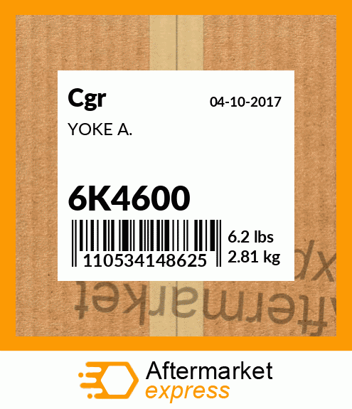 YOKE A. 6K4600