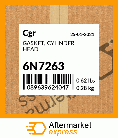 GASKET, CYLINDER HEAD 6N7263