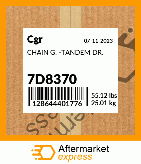 CHAIN G. -TANDEM DR. 7D8370