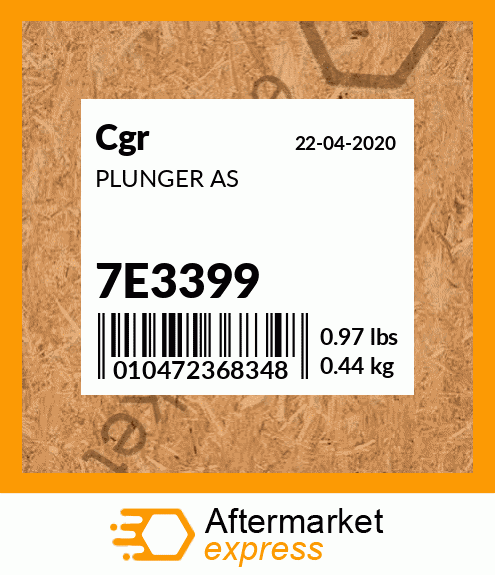 PLUNGER AS 7E3399