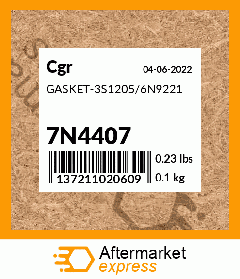 GASKET-3S1205/6N9221 7N4407