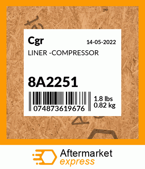 LINER -COMPRESSOR 8A2251
