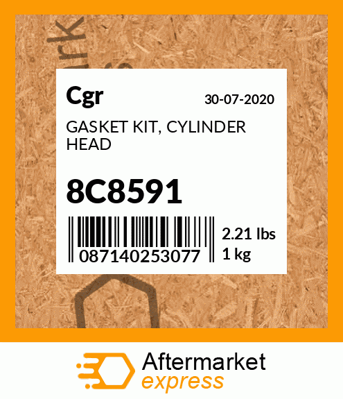GASKET KIT, CYLINDER HEAD 8C8591