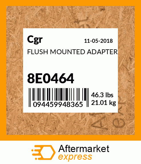 FLUSH MOUNTED ADAPTER 8E0464