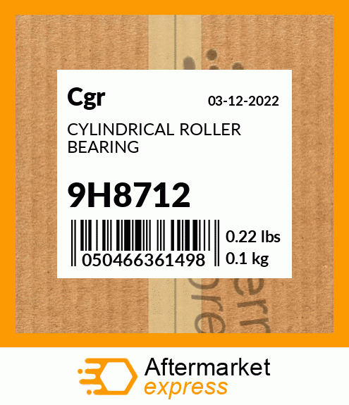 CYLINDRICAL ROLLER BEARING 9H8712