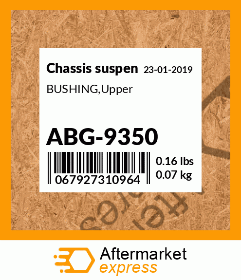 Spare part ABG-9350 + BUSHING,Upper