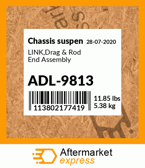 Spare part ADL-9813 + LINK,Drag & Rod End Assembly