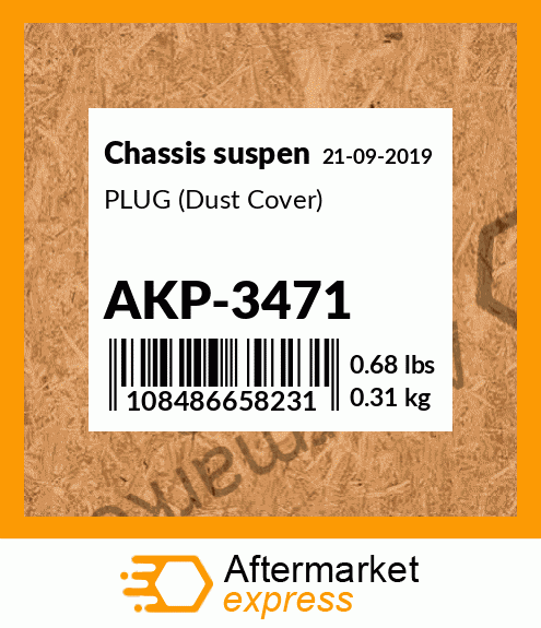 Spare part AKP-3471 + PLUG (Dust Cover)