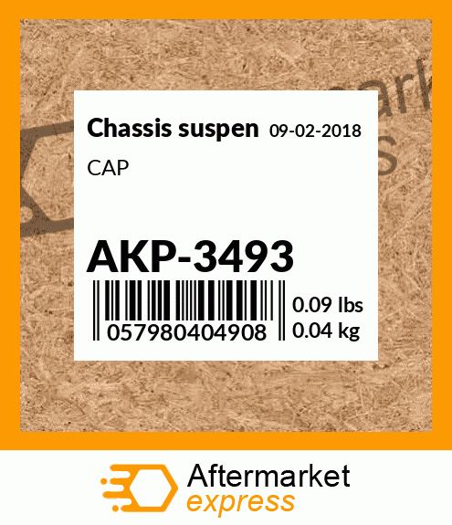 Spare part AKP-3493 + CAP