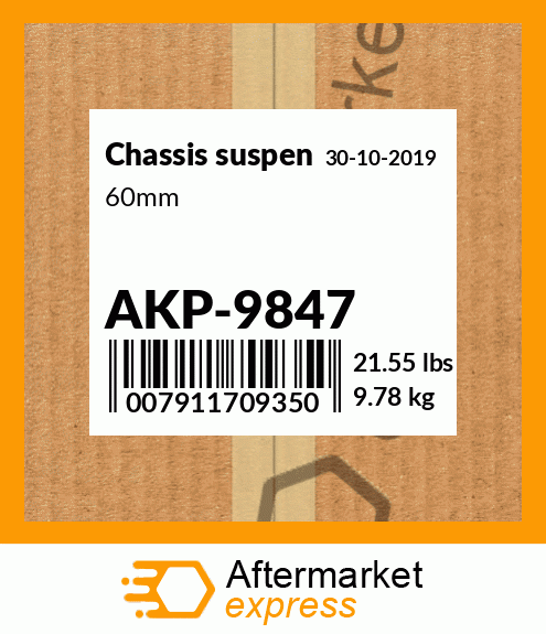 Spare part AKP-9847 + 60mm