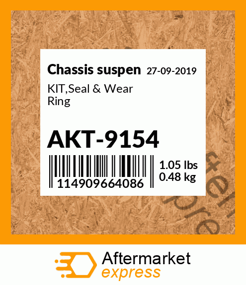 Spare part AKT-9154 + KIT,Seal & Wear Ring