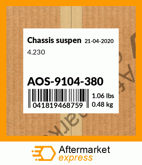 Spare part AOS-9104-380 + 4.230